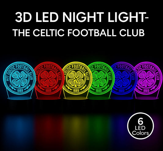 Lampe LED 3D Celtic FC - Lightix