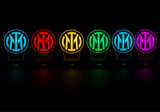 Lampe LED 3D Inter Milan - Lightix