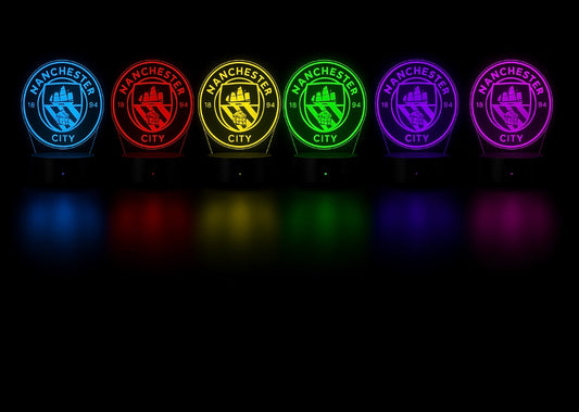 Lampe LED 3D Manchester City - Lightix