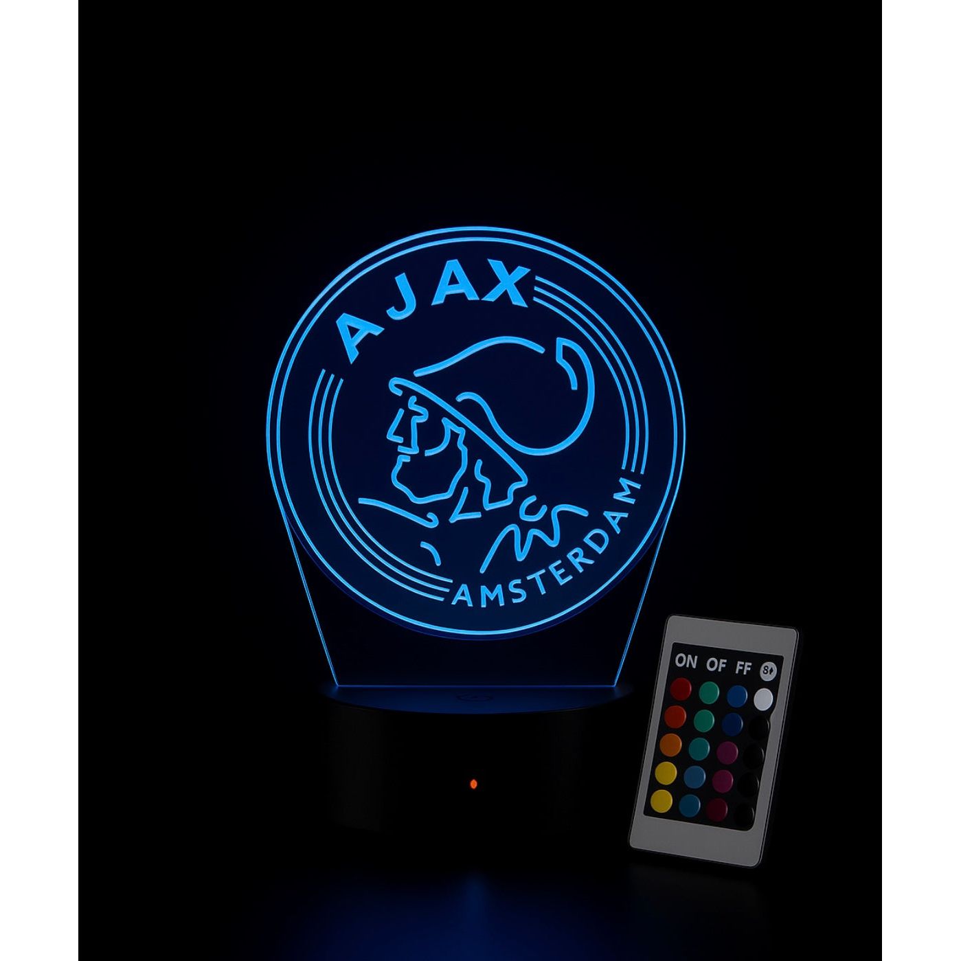 Lampe LED 3D Ajax Amsterdam - Lightix