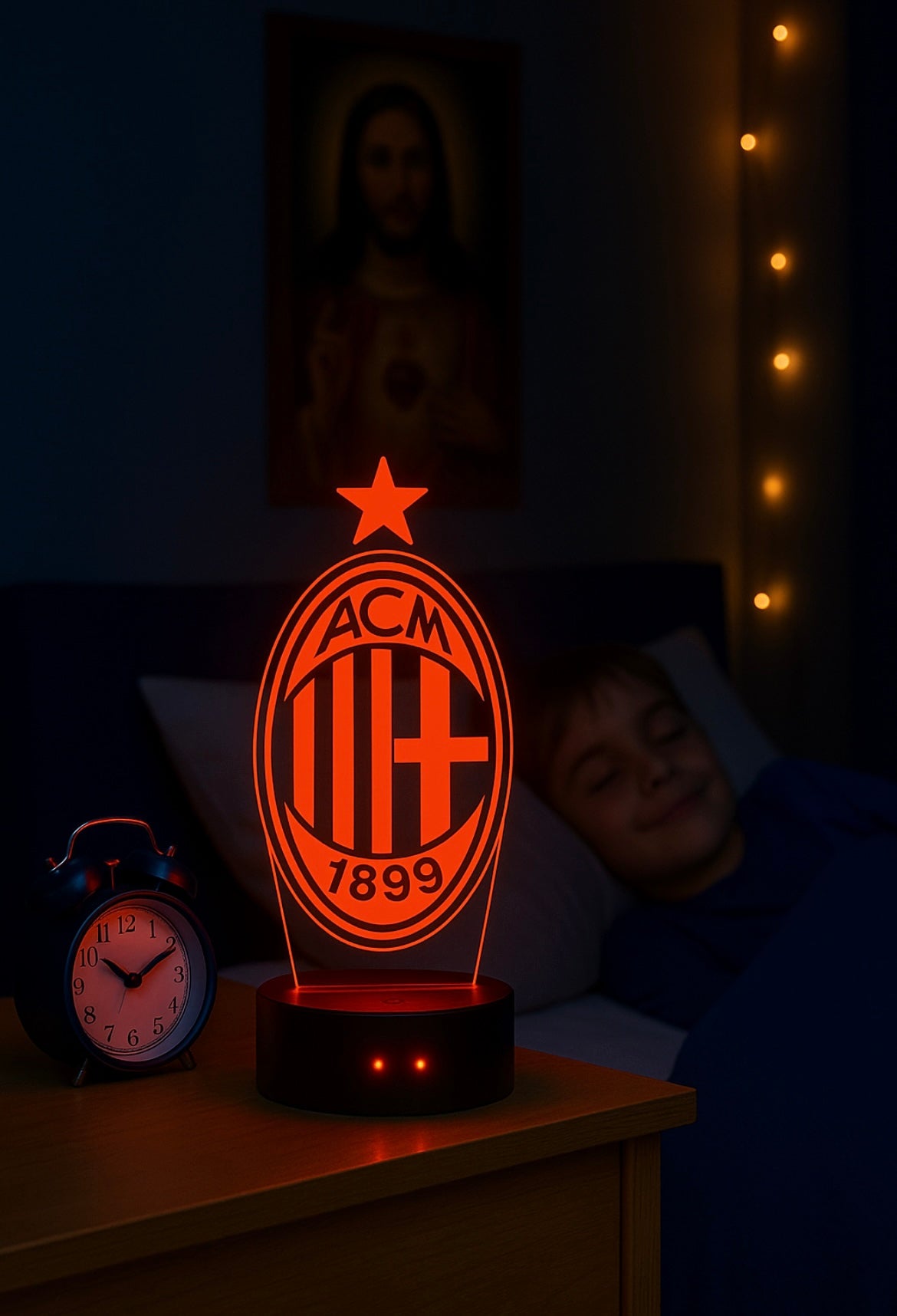 Lampe LED 3D AC Milan - Lightix