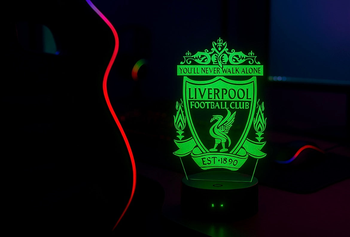 Lampe LED 3D Liverpool FC - Lightix