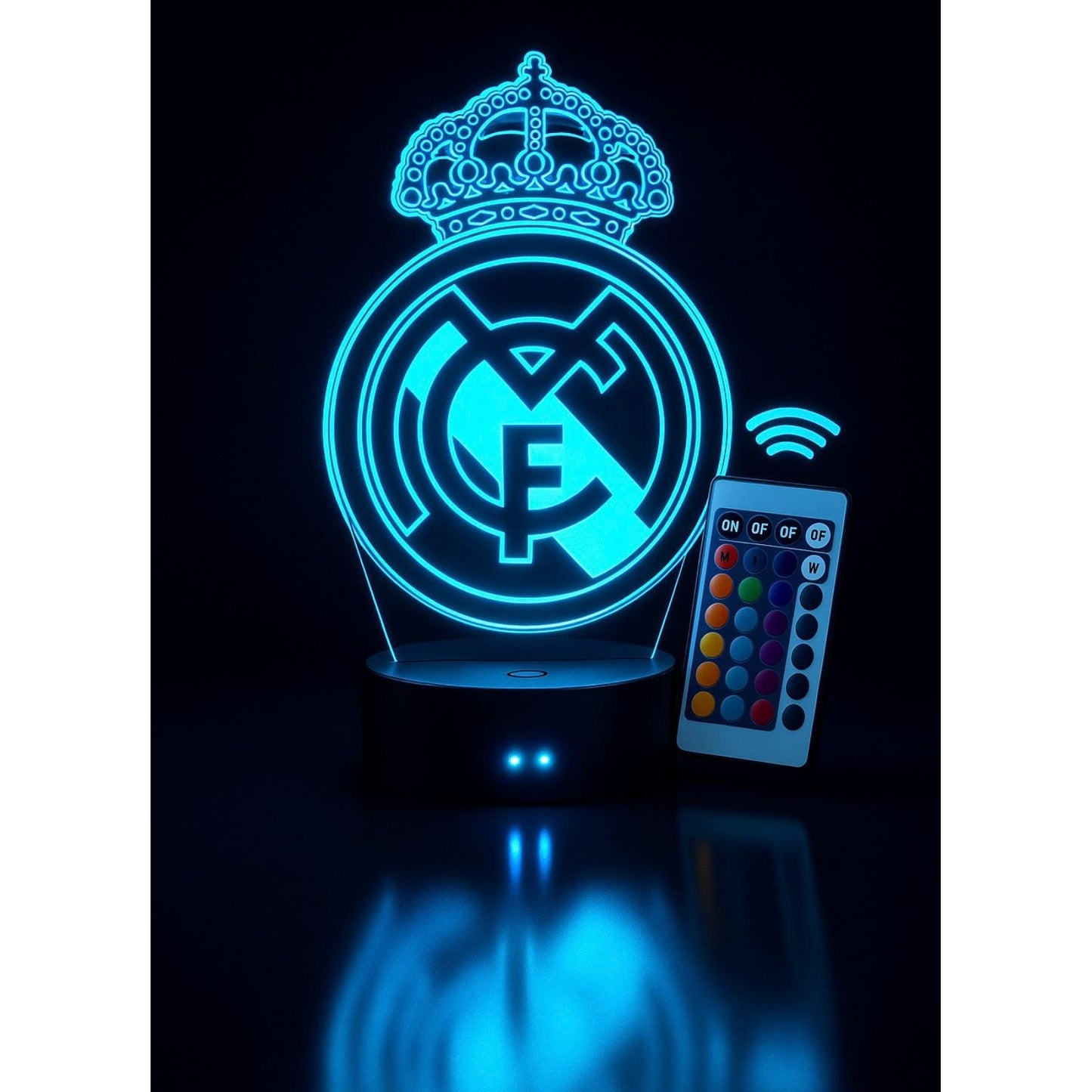 Lampe LED 3D Real Madrid - Lightix