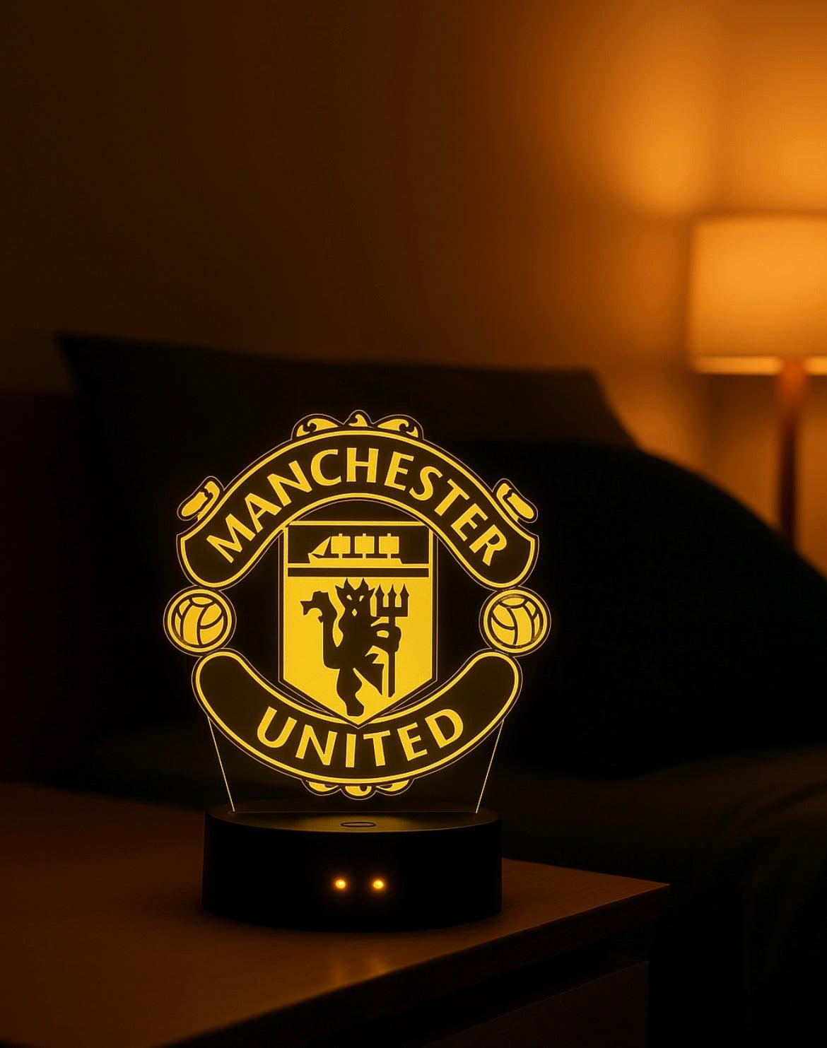 Lampe LED 3D Manchester United - Lightix