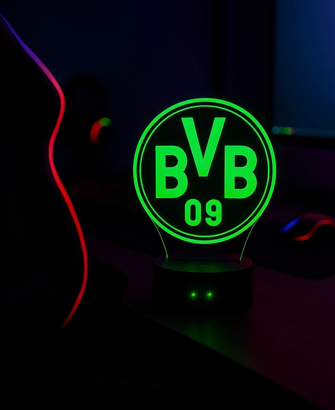 Lampe LED 3D Borussia Dortmund - Lightix