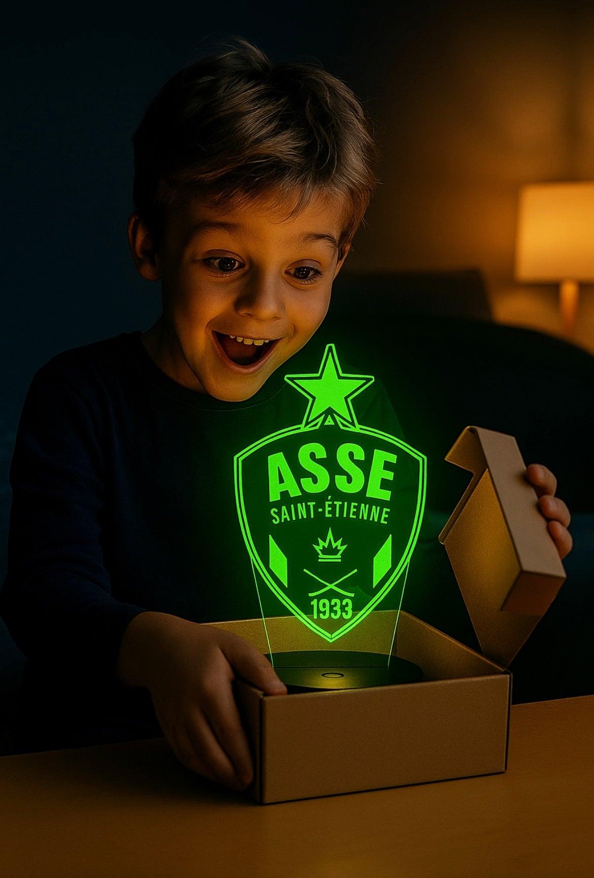 Lampe LED 3D AS Saint-Étienne - Lightix