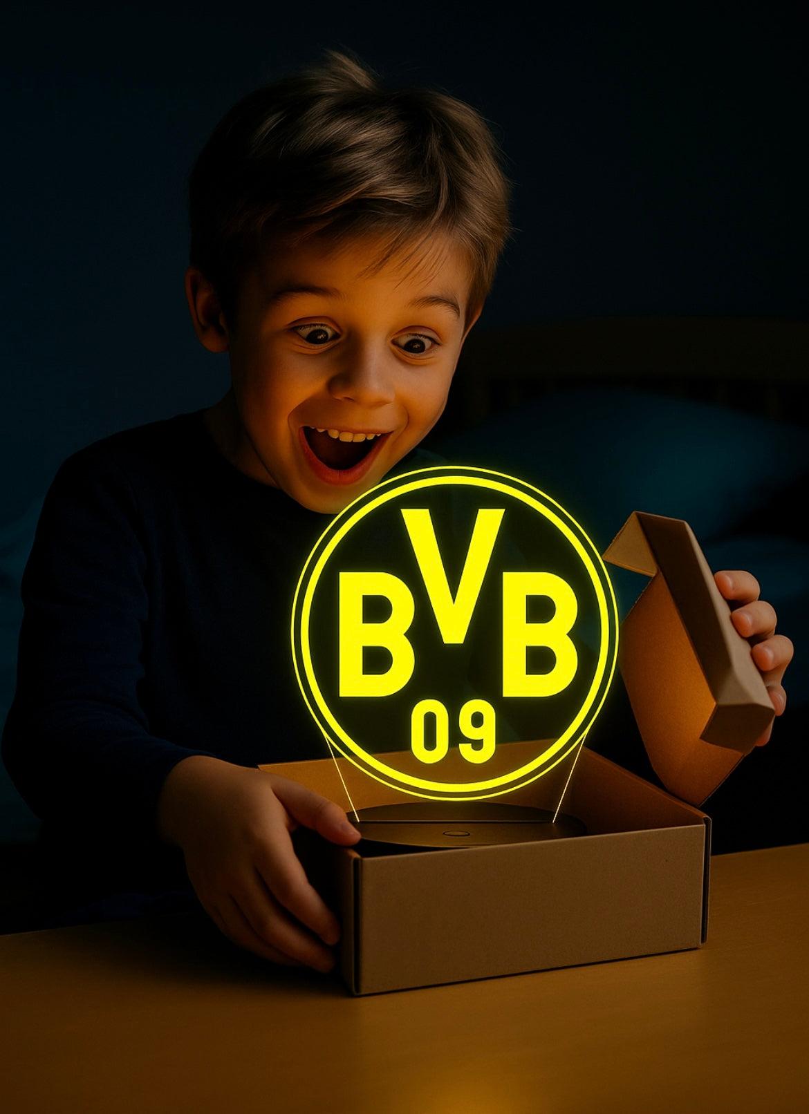 Lampe LED 3D Borussia Dortmund - Lightix