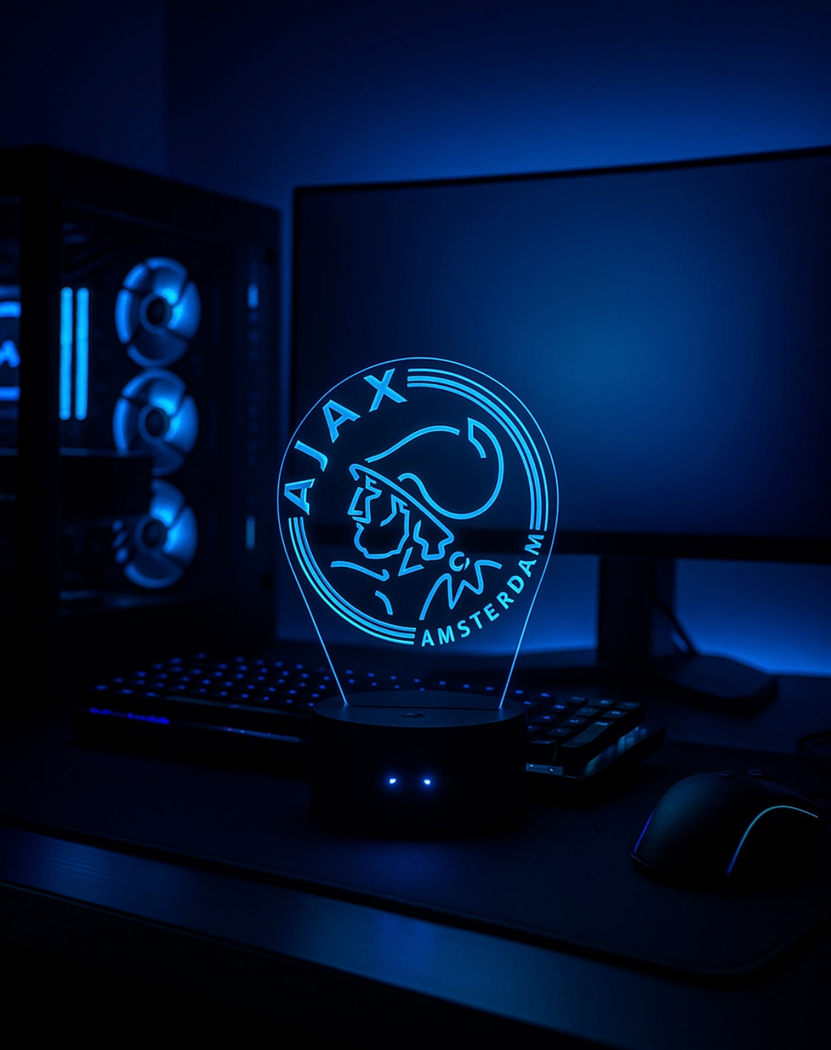 Lampe LED 3D Ajax Amsterdam - Lightix