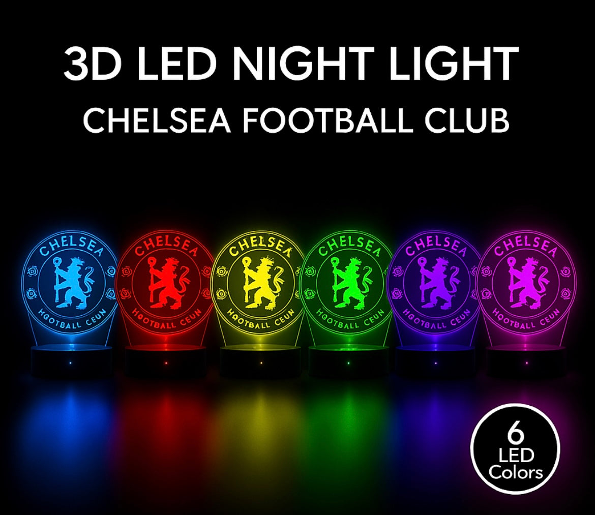 Lampe LED 3D Chelsea FC - Lightix