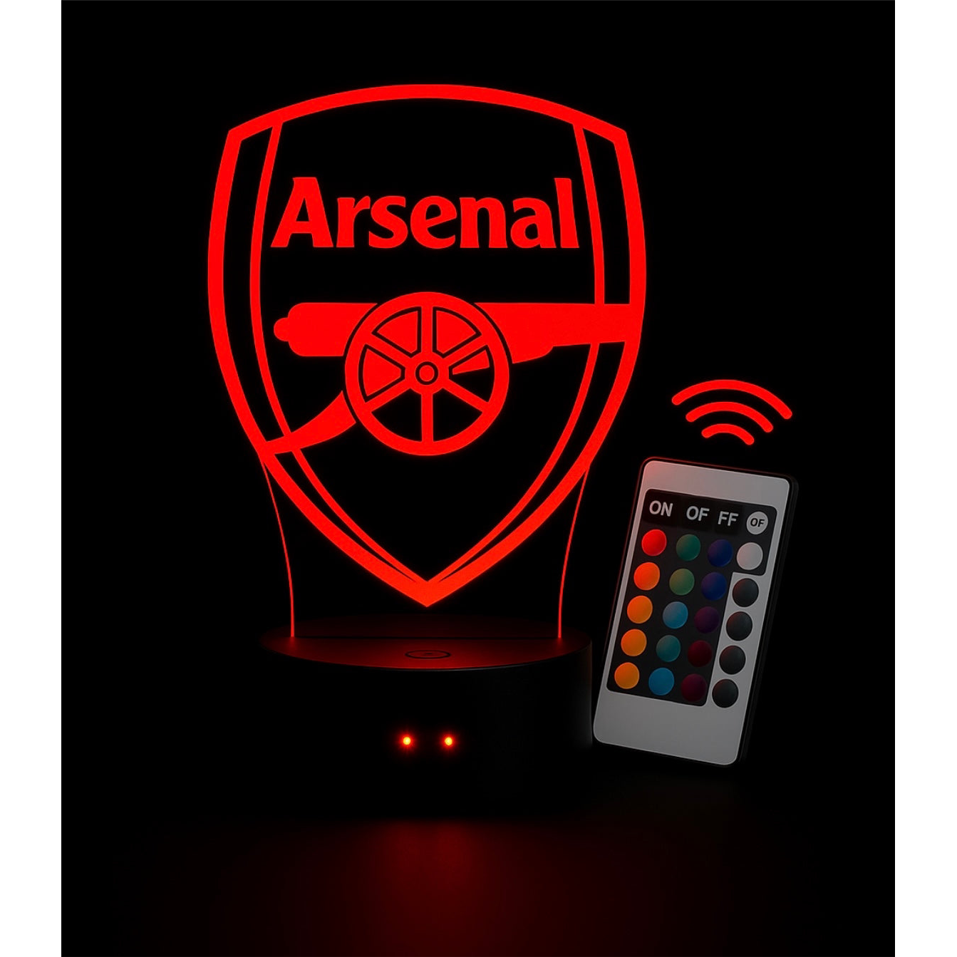 Lampe LED 3D Arsenal FC - Lightix