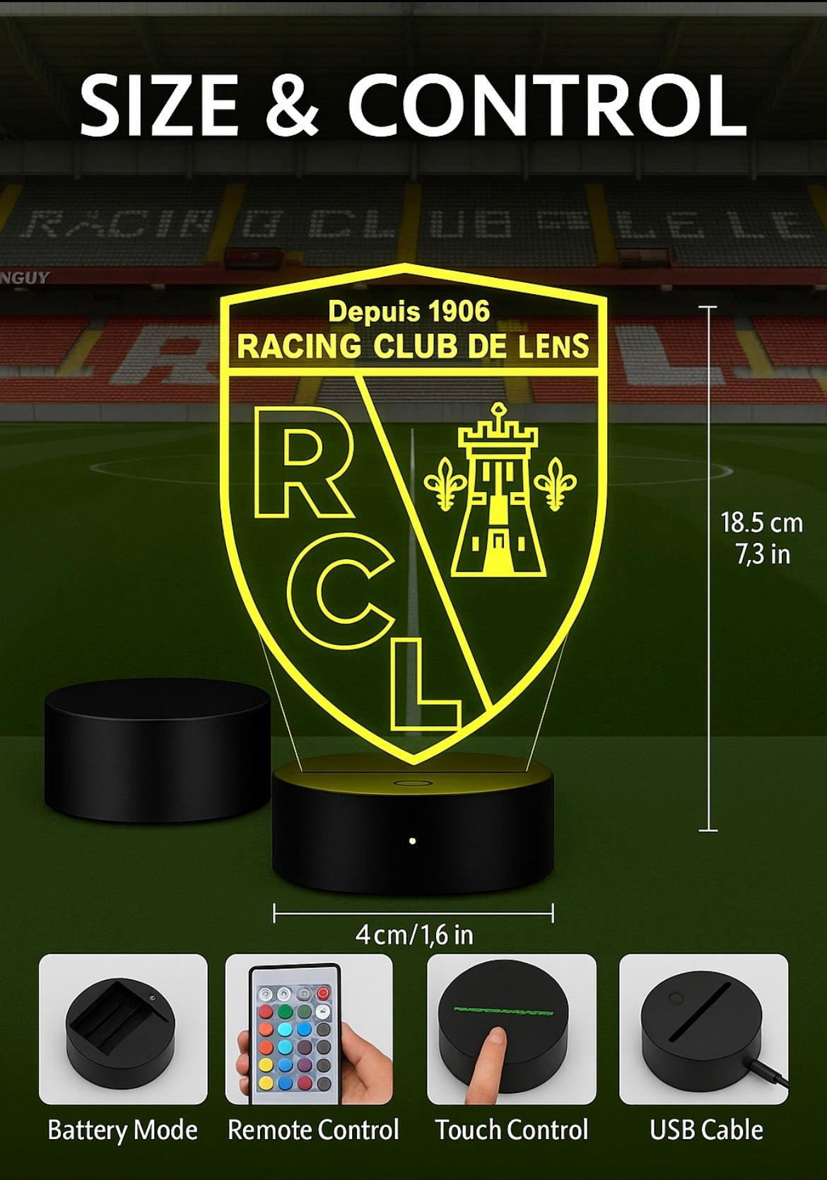 Lampe LED 3D RC Lens - Lightix