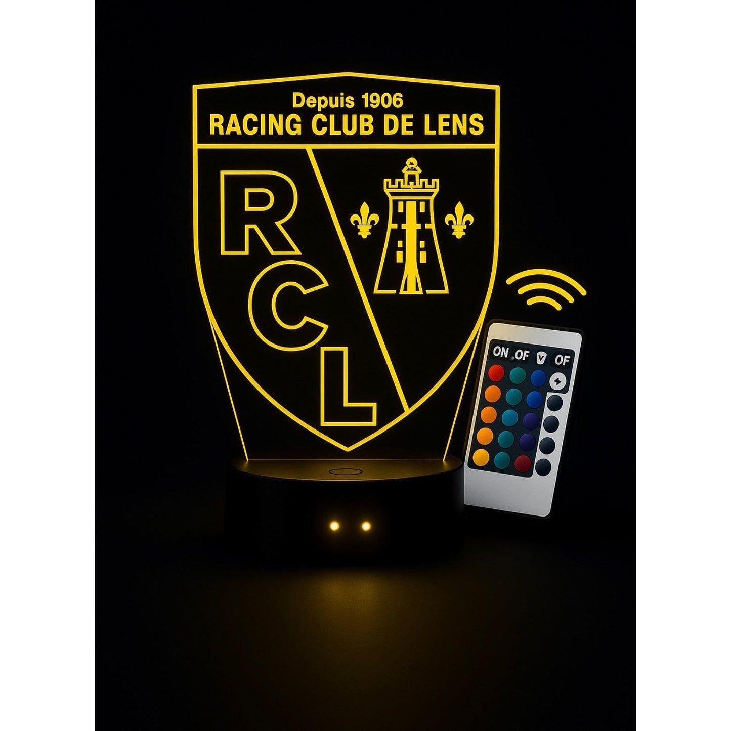 Lampe LED 3D RC Lens - Lightix