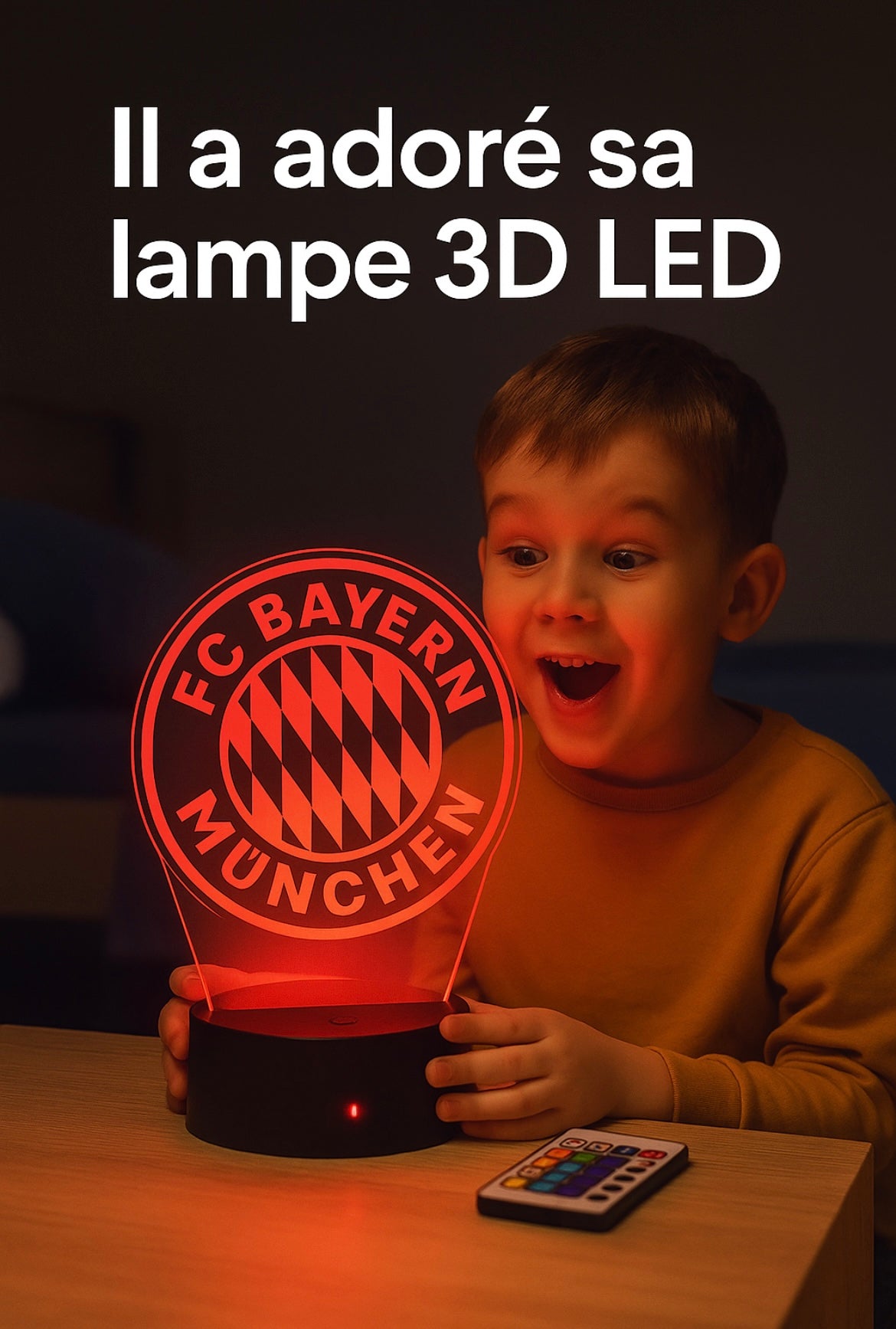 Lampe Led 3D Bayern Munich Fc - Lightix