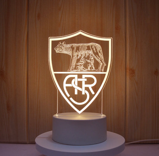 Lampe Led 3D As Roma Blanche - Lightix