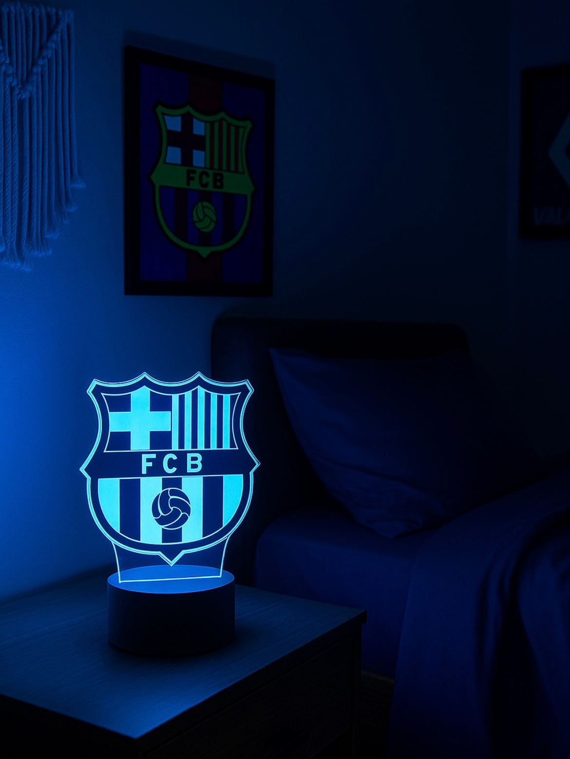 Lampe LED 3D FC Barcelone - Lightix