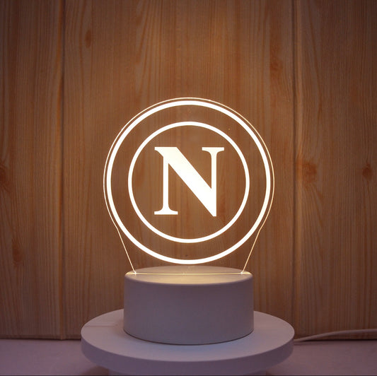 Lampe Led 3D Naples Blanche - Lightix