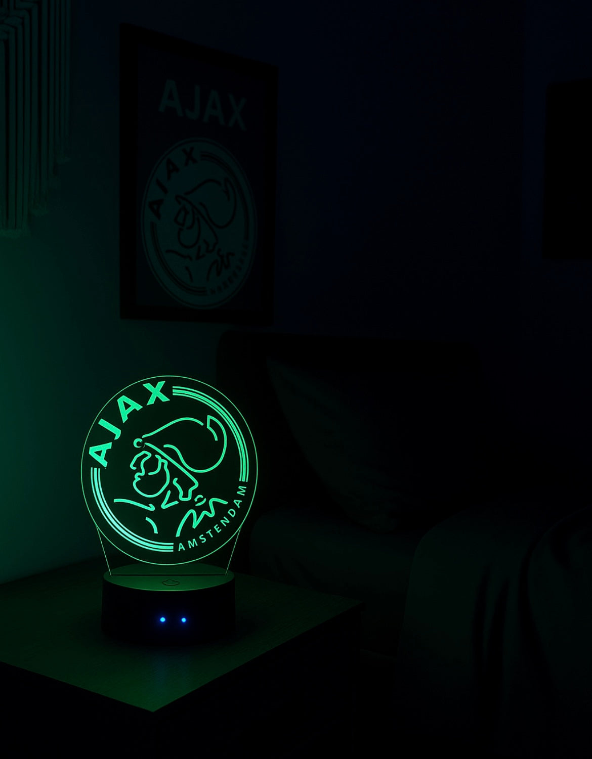 Lampe LED 3D Ajax Amsterdam - Lightix