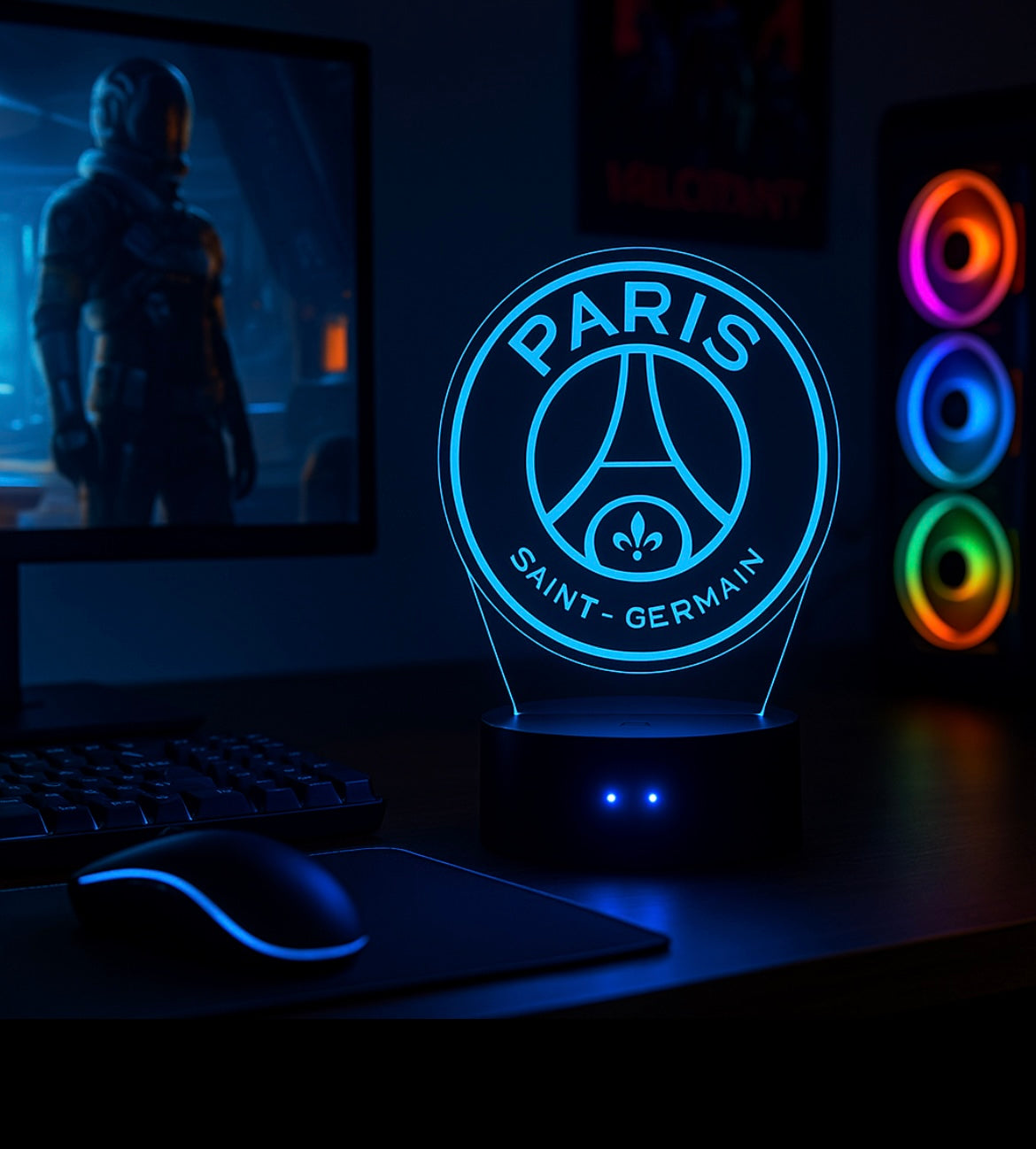 Lampe LED 3D PSG - Lightix