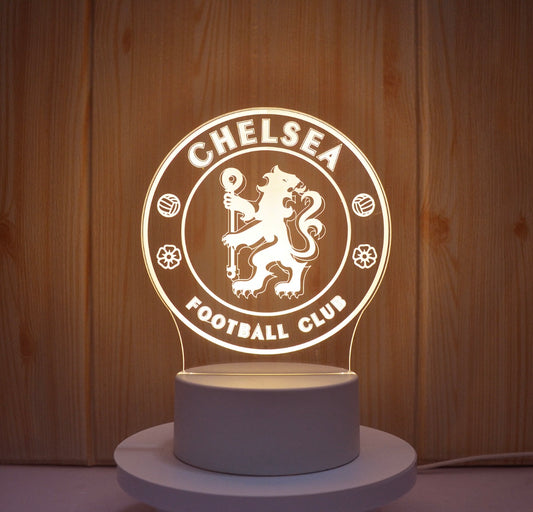 Lampe Led 3D Chelsea Blanche - Lightix