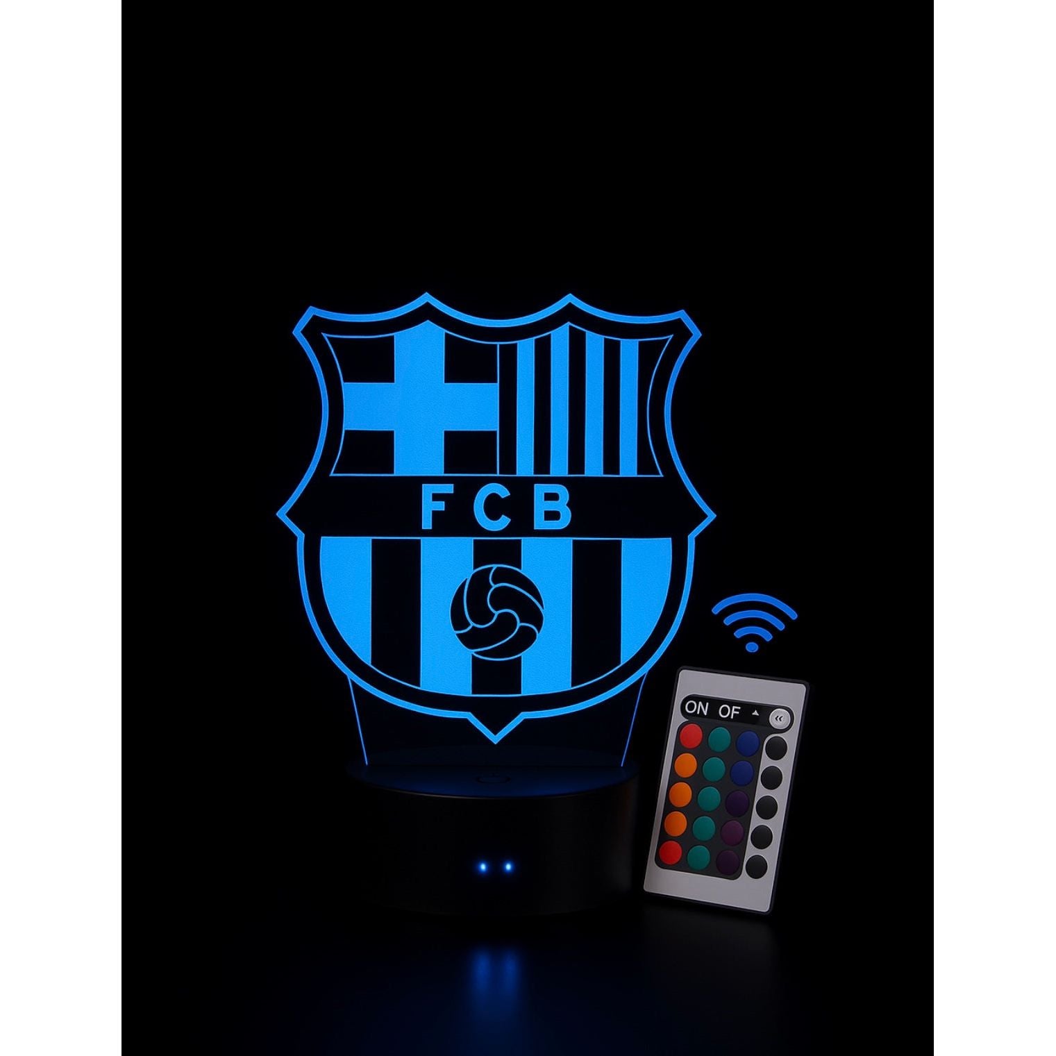 Lampe LED 3D FC Barcelone - Lightix