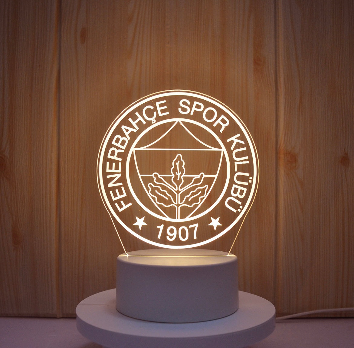 Lampe Led 3D Fenerbahce Blanche - Lightix