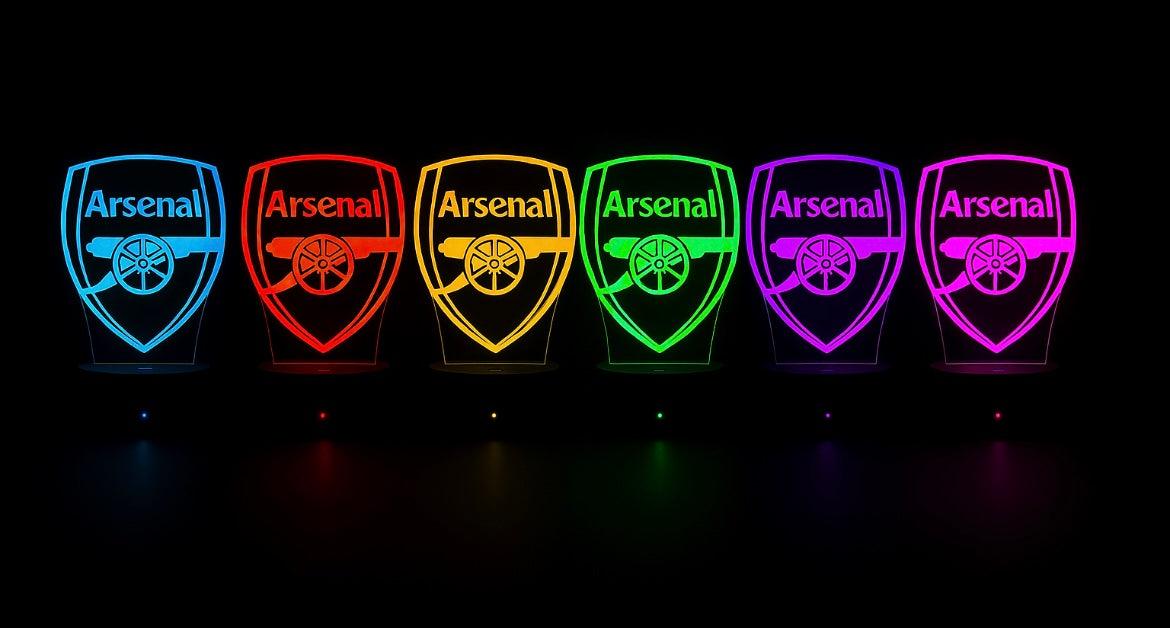 Lampe LED 3D Arsenal FC - Lightix