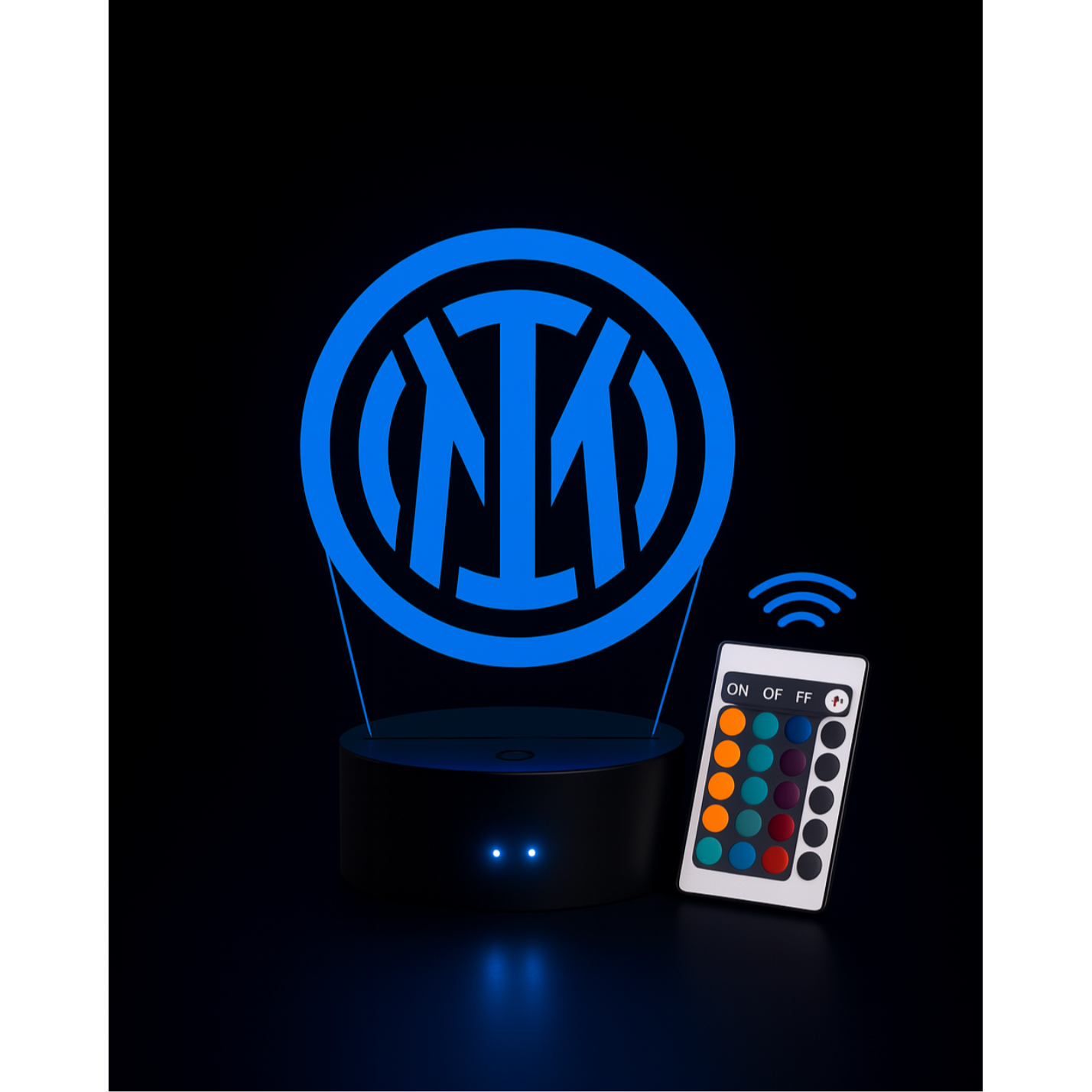 Lampe LED 3D Inter Milan - Lightix