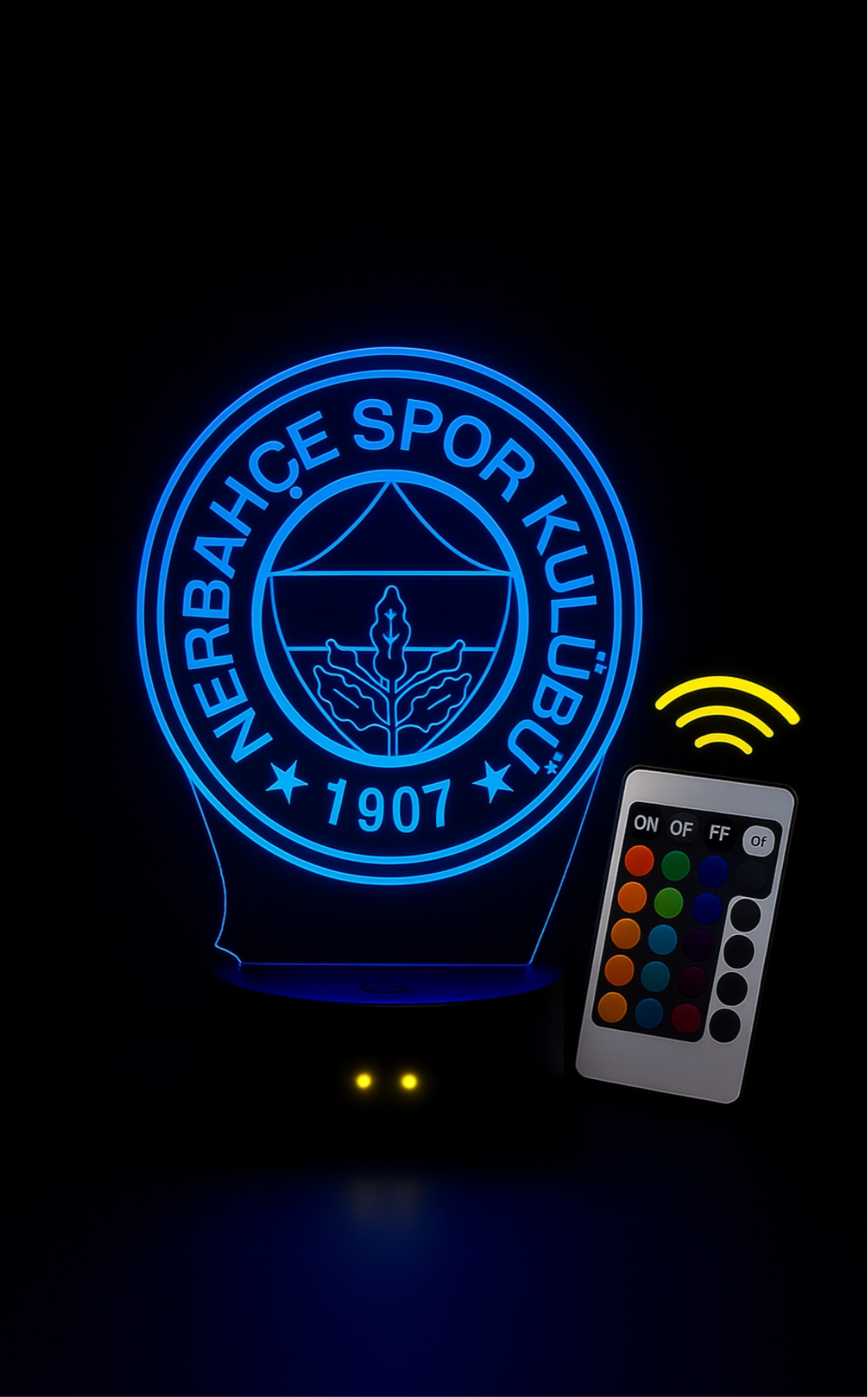Lampe LED 3D Fenerbahçe - Lightix