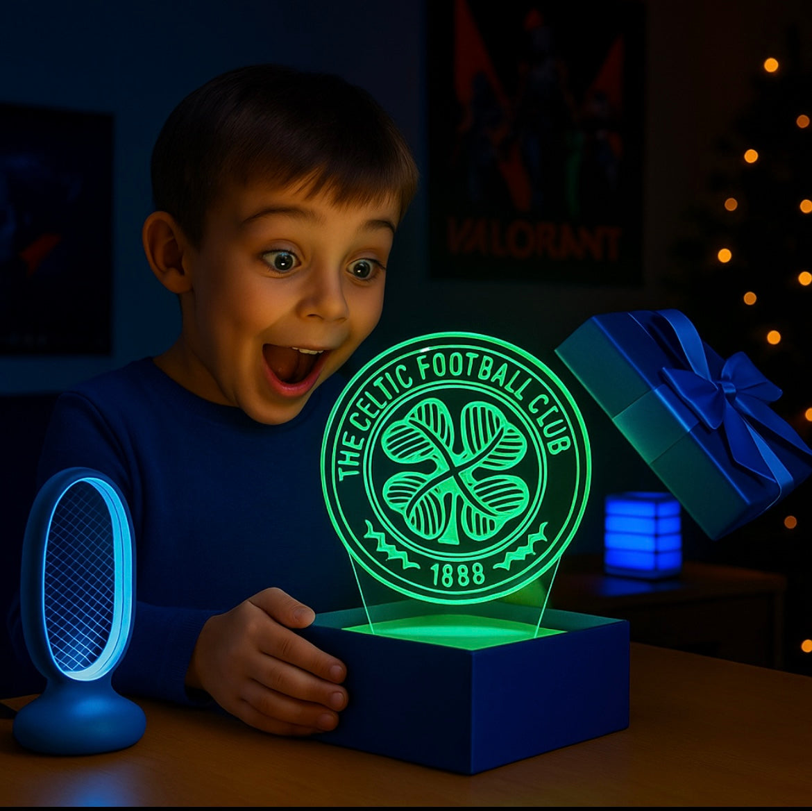 Lampe LED 3D Celtic FC - Lightix