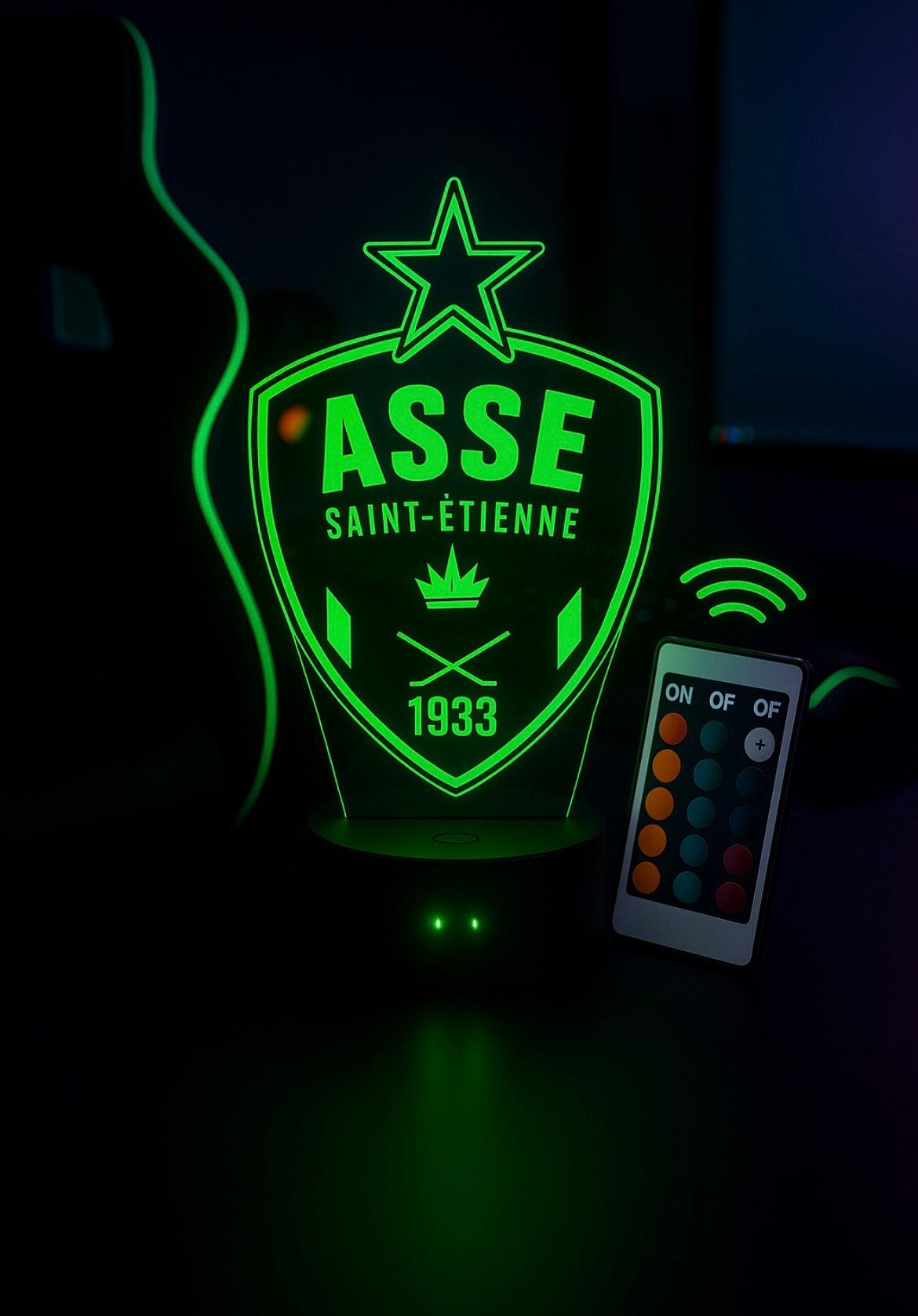 Lampe LED 3D AS Saint-Étienne - Lightix
