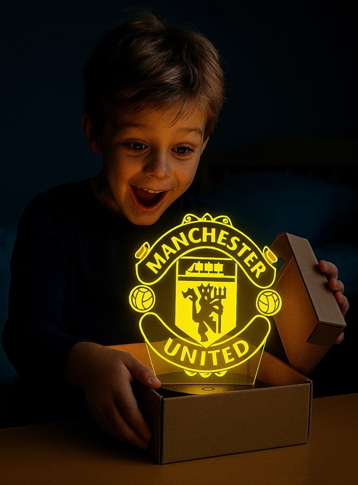 Lampe LED 3D Manchester United - Lightix