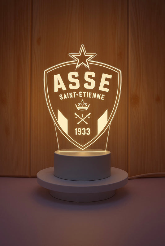 Lampe Led 3D Saint Etienne Blanche - Lightix