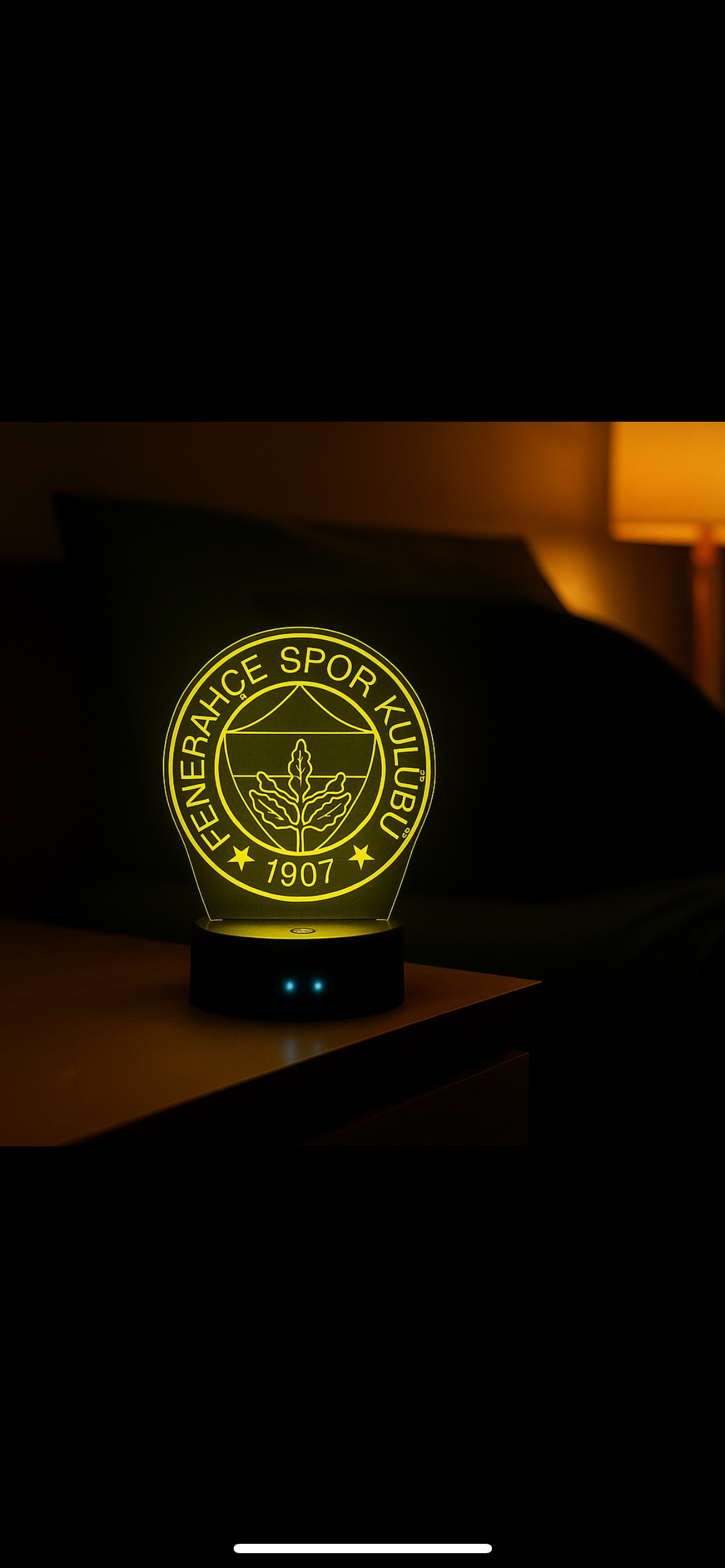 Lampe LED 3D Fenerbahçe - Lightix