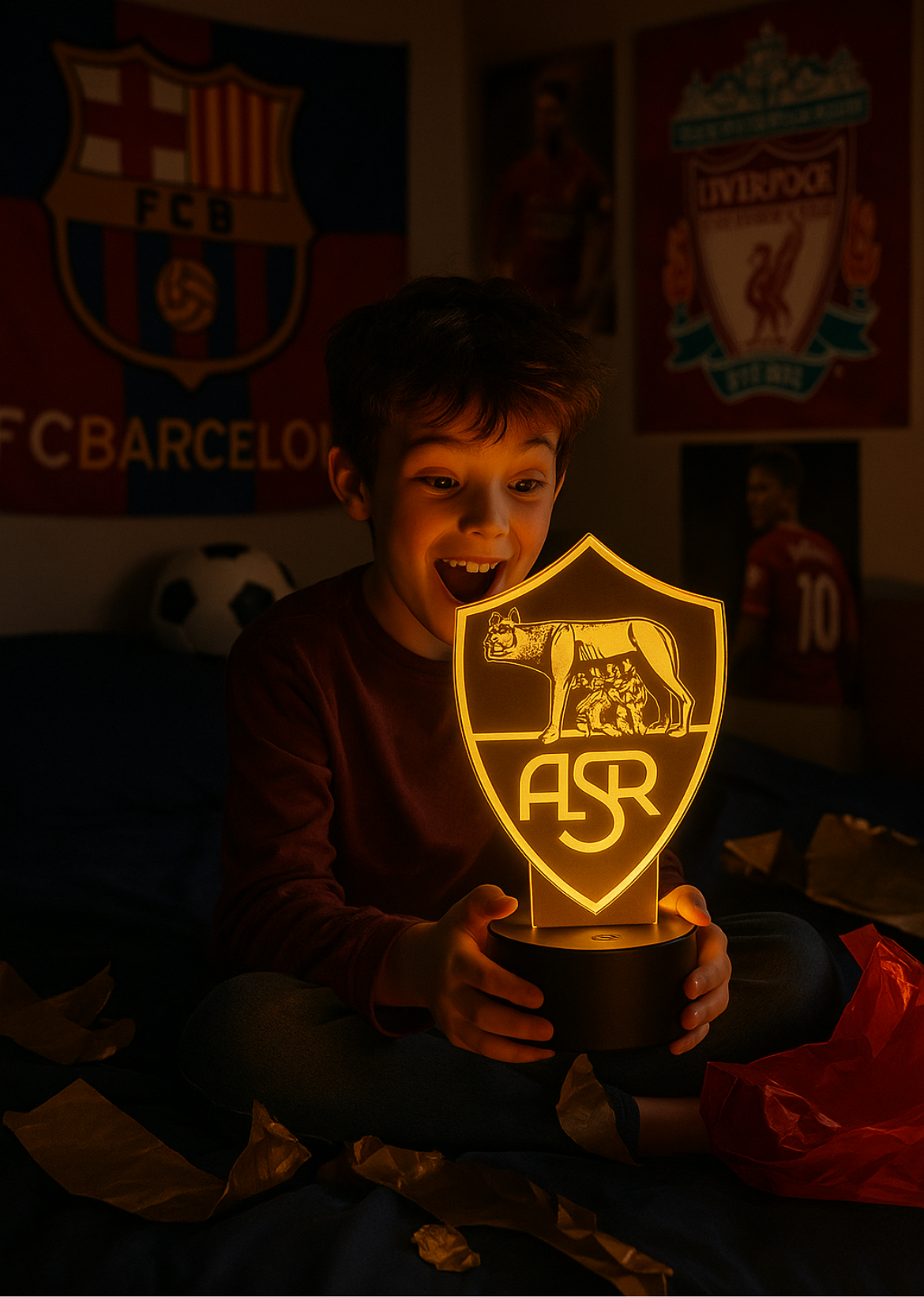 Lampe LED 3D AS Roma - Lightix