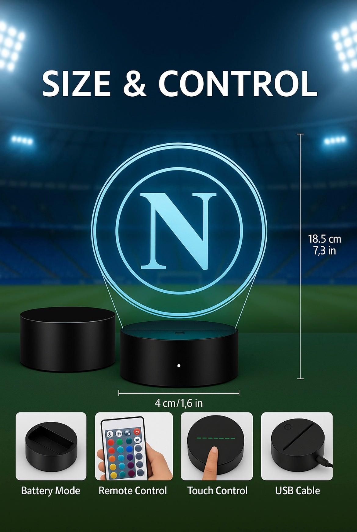 Lampe LED 3D Napoli - Lightix