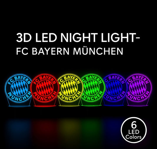 Lampe Led 3D Bayern Munich Fc - Lightix